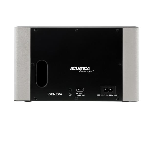 Geneva Acustica - active hifi loudspeaker (Bluetooth / AUX / USB / white)