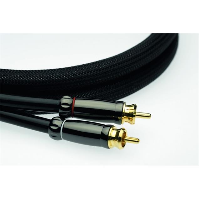 Silent Wire SERIE 4 MK2 - RCA subwoofer cable (1 x RCA to 2 x RCA / 2.0 m / black)