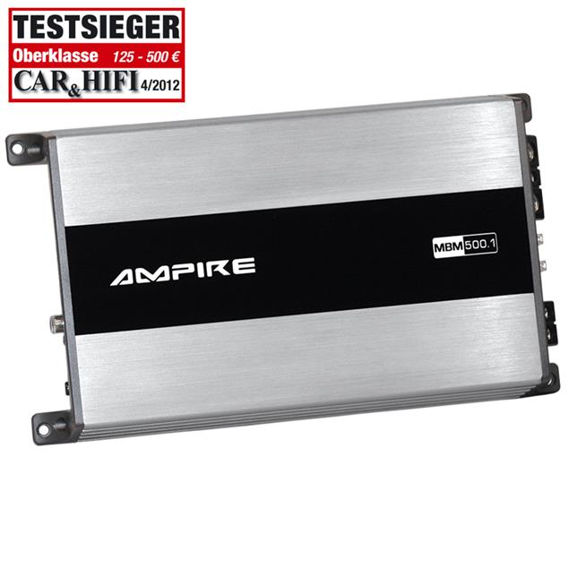 Ampire MBM500.1-3G - mono power amplifier (500 Watts RMS / 1000 Watts max)