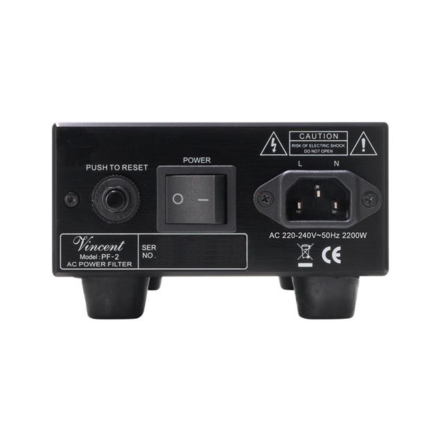 Vincent PF-2 - power filter (max. 2200 Watts / black)