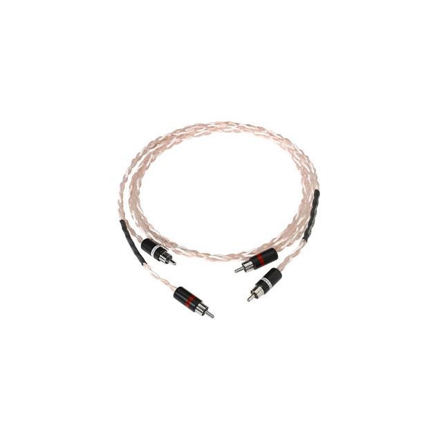 Kimber Kable Tonik - RCA audio cable (RCA-RCA / 1.0 m / white-transparent / 1 pair)