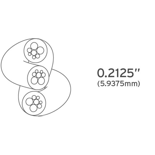 Kimber Kable Tonik - XLR audio cable (XLR-XLR / 1.0 m / white-transparent / 1 pair)