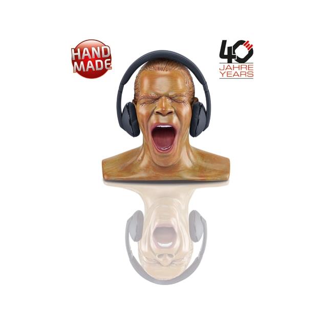 Oehlbach 35406 - Scream Anniversary - headphone stand in the form of the "Oehlbach haed" as a special anniversary edition (gold)