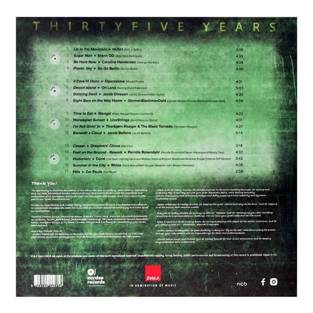 DALI The DALI LP 2 - Thirtyfive Years (Vol. 5) - various artists - double-LP (2 x 180 gram vinyl / gatefold LP / limited / 17 tracks / new & factory sealed)