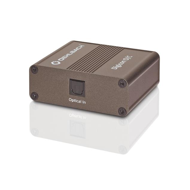 Oehlbach 6037 - Digicon O/C - Digital optical-electrical audio converter (24 bit / metallic brown)