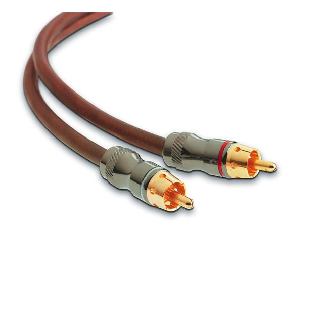 Focal Elite ER5 - RCA audio cable (high performance stereo cable / RCA-RCA / 5.0 m / coppery or milky-transparent / 1 pair)