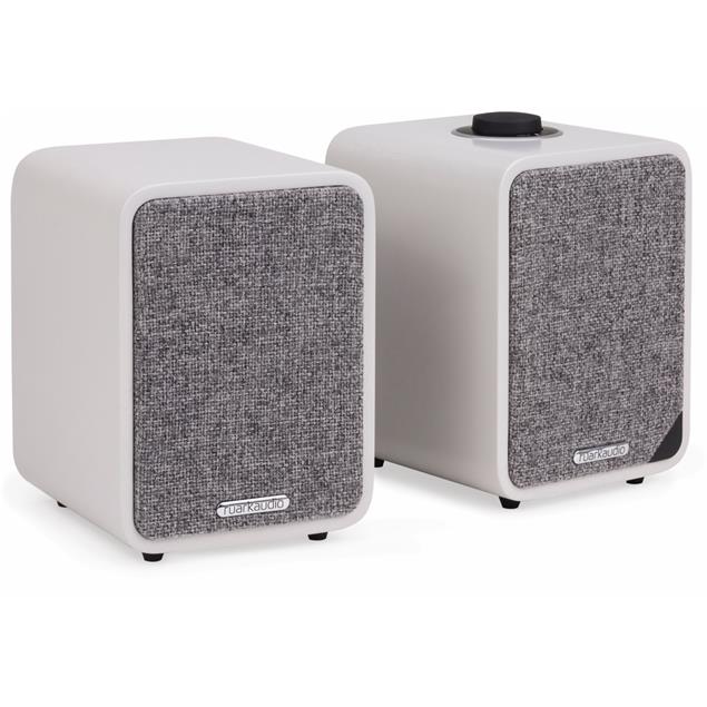 ruarkaudio MR1 MKII - active bluetooth stereo sound system (Bluetooth / Aux-In / Optical In / Class A-B Amplifier / Apt-x-Bluetooth / soft grey)