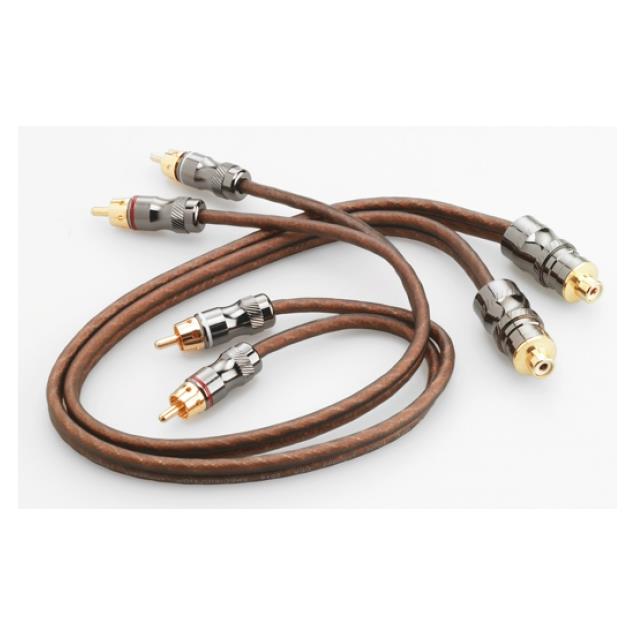 Focal Elite EY05 - Y-RCA audio cable (high performance cable / 1xRCA to 2xRCA / 0.5 m / coppery or milky-transparent / 1 piece)