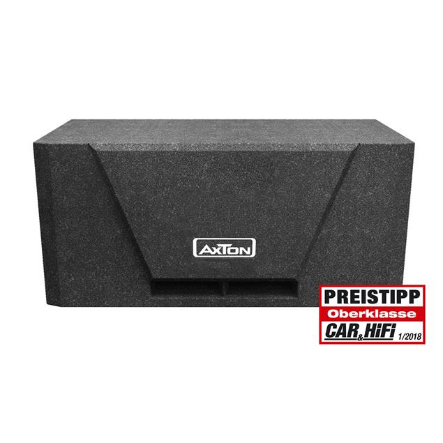 Axton ATB216 - compact bandpass subwoofer (2 x 16 cm / 2 x 6.5 inch / 250 W max. / 150 W RMS / black / incl. large push terminal)