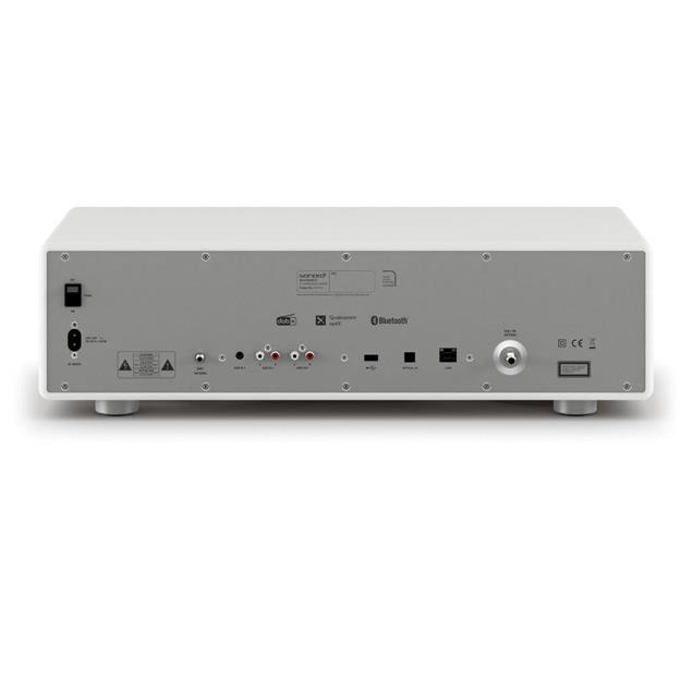 Sonoro MEISTERSTÜCK - 2.1 compact system (incl. 5 x individual power amplifiers / 2.8" colour TFT display / slot-in CD player / DAB+ / BT / USB port / Spotify / DLNA / UPnP / white)