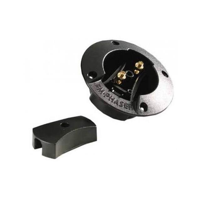 Emphaser ESP-T1 - subwoofer terminal (suitable for connecting subwoofers or loudspeakers / mounting diameter: 78 mm / mounting depth: 50 mm)