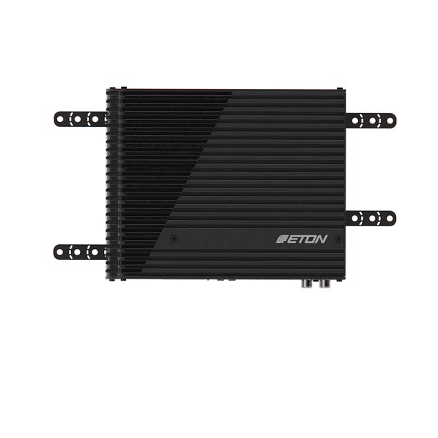 Eton MINI 150.4 - 4-channel class D amplifier (4x 100 Watts RMS / innovative cooling fin design / incl. level remote control / black)