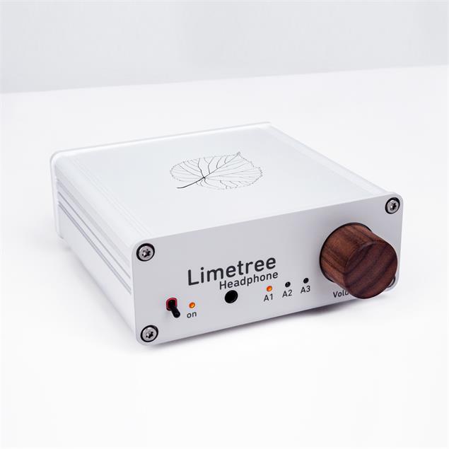 Lindemann Audio Limetree Headphone - compact headphone amplifier (can also be used as pre-amplifier / 3 x switchable inputs / silver)