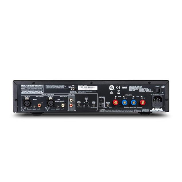 NAD C 268 - stereo power amplifier in graphite black housing