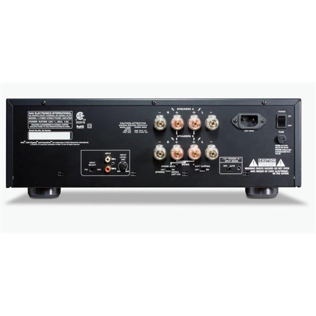 NAD C 275BEE - stereo power amplifier in graphite black housing