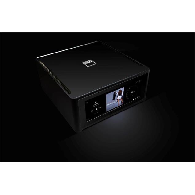 NAD Masters M10 - BluOS streaming amplifier (BluOS multi-room / MQA / Apple AirPlay 2 / HDMI / Bluetooth / 300 Watts / aluminum black)