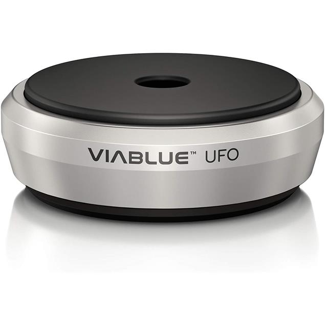 ViaBlue 50325 UFO XL ABSORBER SILVER - elegant vibration dampers in SET of 4