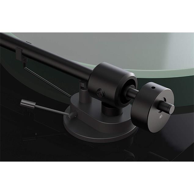 Pro-Ject T1 Phono SB - record player incl. tonearm + Ortofon MM cartridge OM 5E (high gloss black / incl. phono cable / incl. dust cover)