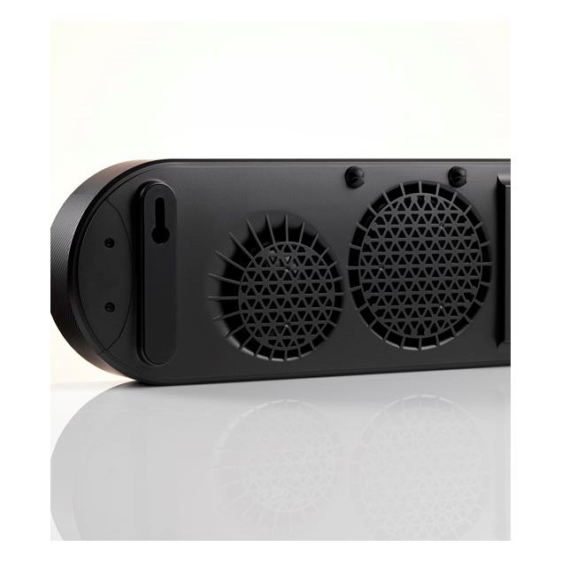 DALI Katch One - soundbar (in "Iron Black" = black / 4x 50 W / class D amplifiers / unique design / HxWxD = 164mm x 860mm x 69mm / various connection options)
