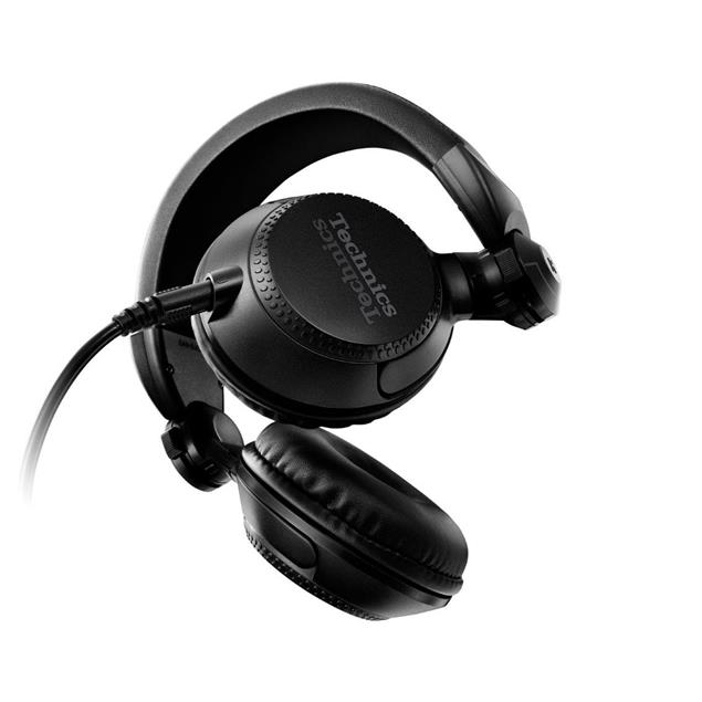 Technics EAH-DJ1200 - DJ headphones in “Technics DJ” design (40 mm driver / 270° swing arm mechanism / incl. cables & connectors / incl. carrying pouch / black)