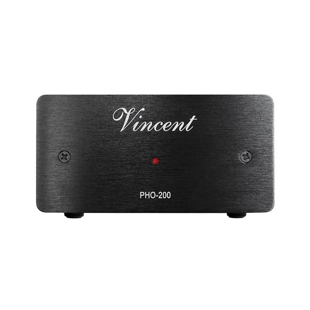 Vincent PHO-200 - phono preamplifier / equalizer preamp (suitable for MM and MC cartridges / for connecting a turntable to an amplifier / black)