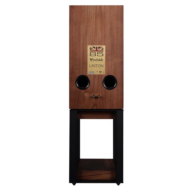 Wharfedale LINTON 85th Anniversary - loudspeaker stands (attention = only stands without bookshelf speakers / walnut finish / 1 pair)