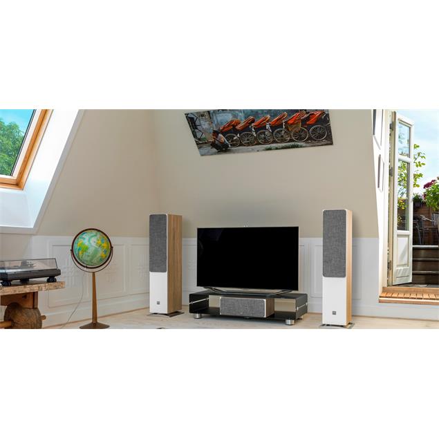 DALI Oberon 7 - 2-Way bass reflex floorstanding loudspeakers (30-180 Watts / light oak / 1 pair)