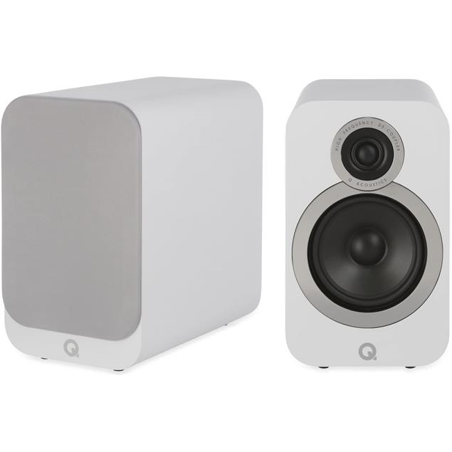 Q Acoustics 3020i - QA3528 - 2-way bass reflex bookshelf loudspeakers (Arctic White / 1 pair)