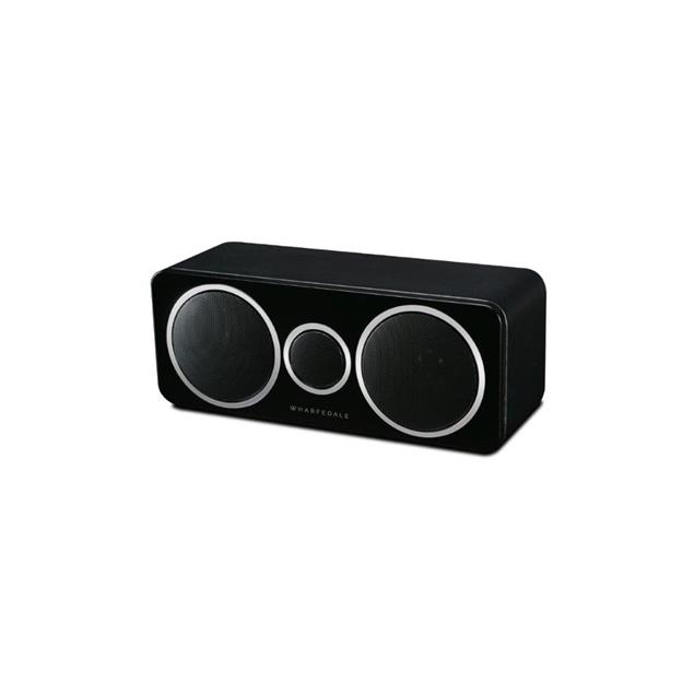 Wharfedale DX-2 5.1 HCP - home cinema surround system (5.1 speaker set with 4 satellites, 1 center, 1 sub / all in black = black leather finish)