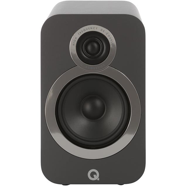 Q Acoustics 3020i - QA3520 - 2-way bass reflex bookshelf loudspeakers (Graphite Grey / 1 pair)