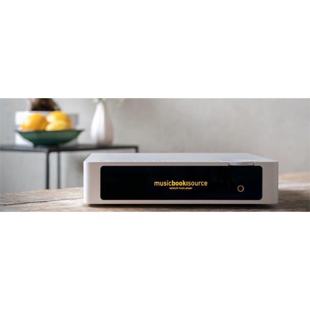 Lindemann Audio musicbook: SOURCE CD II - audio music player & streaming pre-stage + CD drive (streaming 4.0 / Roon Ready / Spotify / TIDAL / MM RCA phono input / alu silver)