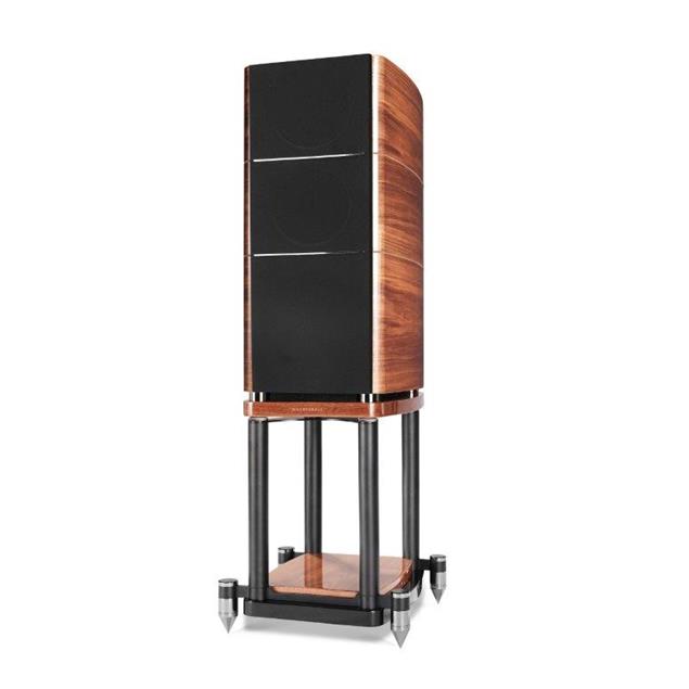 Wharfedale ELYSIAN STAND - loudspeaker stands (especially for ELYSIAN 2 / attention = only stands without loudspeakers / walnut piano lacquer finish / 1 pair)