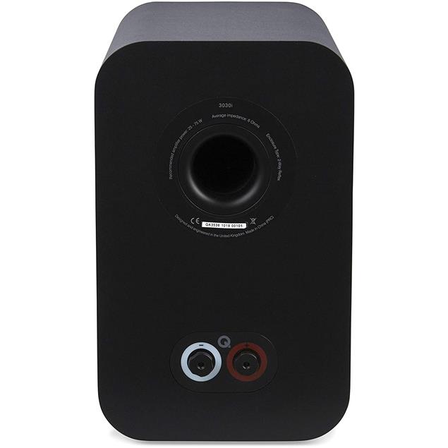 Q Acoustics 3030i - QA3536 - 2-way bass reflex bookshelf loudspeakers (Carbon Black / 1 pair)