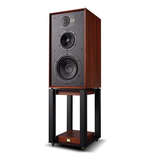Wharfedale LINTON 85th Anniversary - loudspeaker stands (attention = only stands without bookshelf speakers / mahogany finish / 1 pair)
