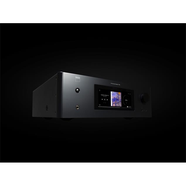NAD T 778 - 9.2 - AV receiver or Hi-Res streamer (Dolby TrueHD / DTS Master Audio / Dolby Atmos / BluOS / Roon Ready / incl. ir remote control / graphite black housing)