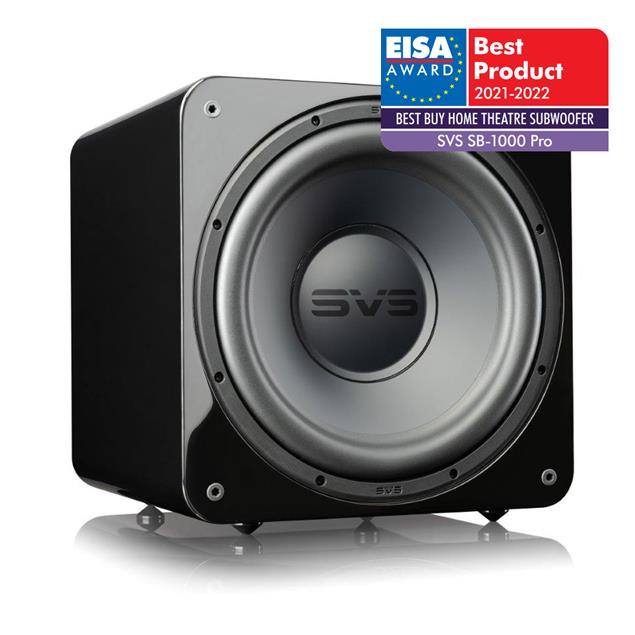 SVS SB-1000 Pro - active subwoofer (325 Watts RMS continuous power / 820 Watts maximum peak / front firing 12 inch driver / DSP / piano gloss black)