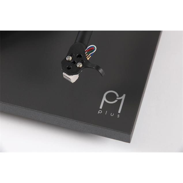 Rega Planar 1 PLUS - record player with phono stage (matt black / incl. Rega CARBON MM cartridge / incl. Rega RB110 tonearm / 2021 version)