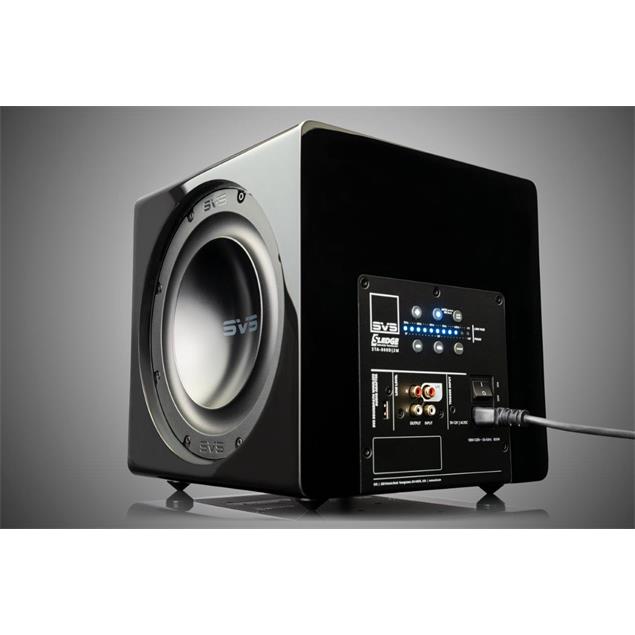 SVS SB-3000 Micro - active subwoofer (800 Watts RMS continuous power / 2500 Watts maximum peak / dual 8 inch drivers / DSP / piano gloss black)