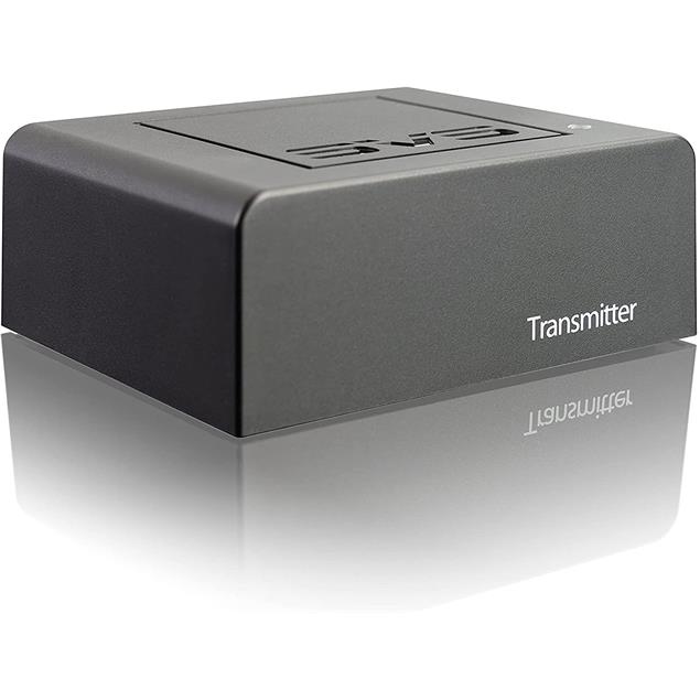 SVS SoundPath - TriBand Wireless Audio Adapter - kabelloser Subwoofer-Adapter (schwarz / 1x Sender / 1x Empfänger / inkl. verschiedener Adapterkabel) mit Verpackungsschaden