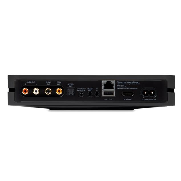 Bluesound Node N130 - HD streaming player (multiroom audio / HDMI - eARC / BluOS / Bluetooth 5.0 aptX / MQA / D/A converter / black)