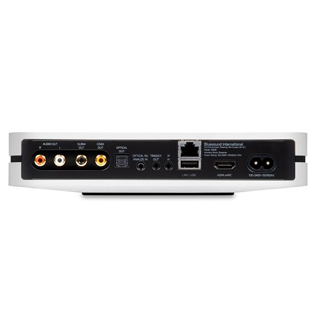 Bluesound Node N130 - HD streaming player (multiroom audio / HDMI - eARC / BluOS / Bluetooth 5.0 aptX / MQA / D/A converter / white)