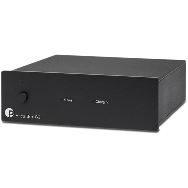 Pro-Ject Accu Box S2 - accu driven high end power supply (perfect for all phono boxes / 1x 18V output / 1x 5V USB A output / black)