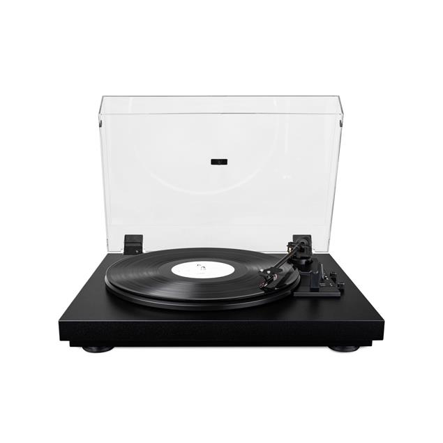 Pro-Ject A1 - fully automatic record player (black / incl. tonearm + Ortofon - OM10 - cartridge / incl. phono preamplifier / dust cover)