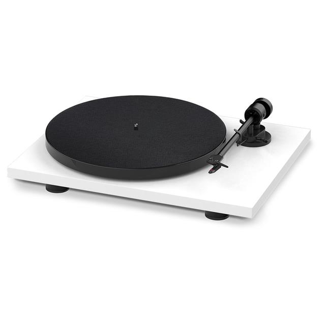 Pro-Ject Record player E1 Phono matt white +OM 5E