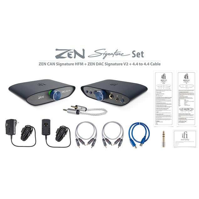 iFi-Audio Zen Signature Bundle HFM – DAC und Kopfhörerverstärker, inkl 4.4 mm Kabel und iPower