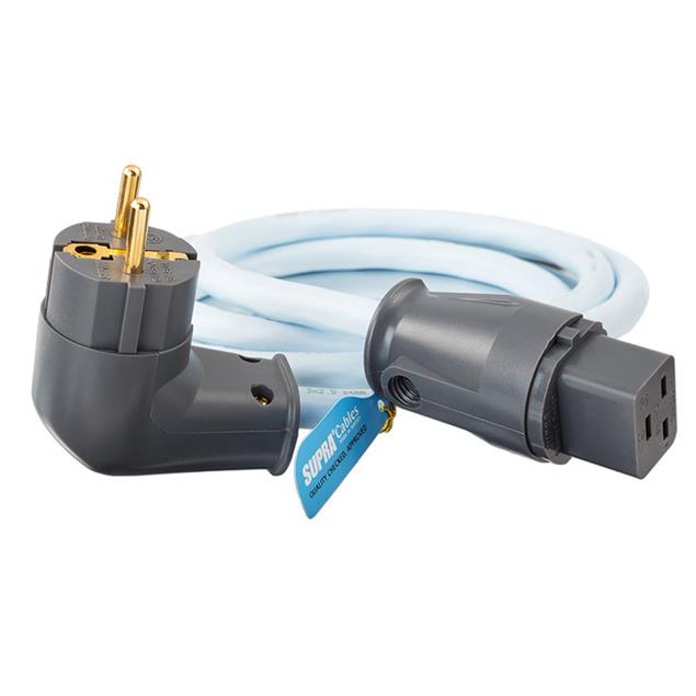 Supra Cables 79008025 - LoRad 2.5 CS-EU Powercord 3x2,5qmm (1 piece / 1,5 m / ice blue)